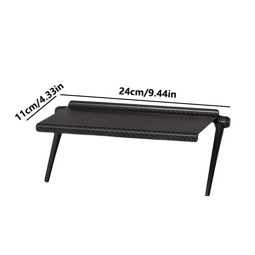 1PC Adjustable TV Screen Top Storage Rack Computer Monitor Desktop Shelf for Wireless Router Set Top Box Media Home Organizer