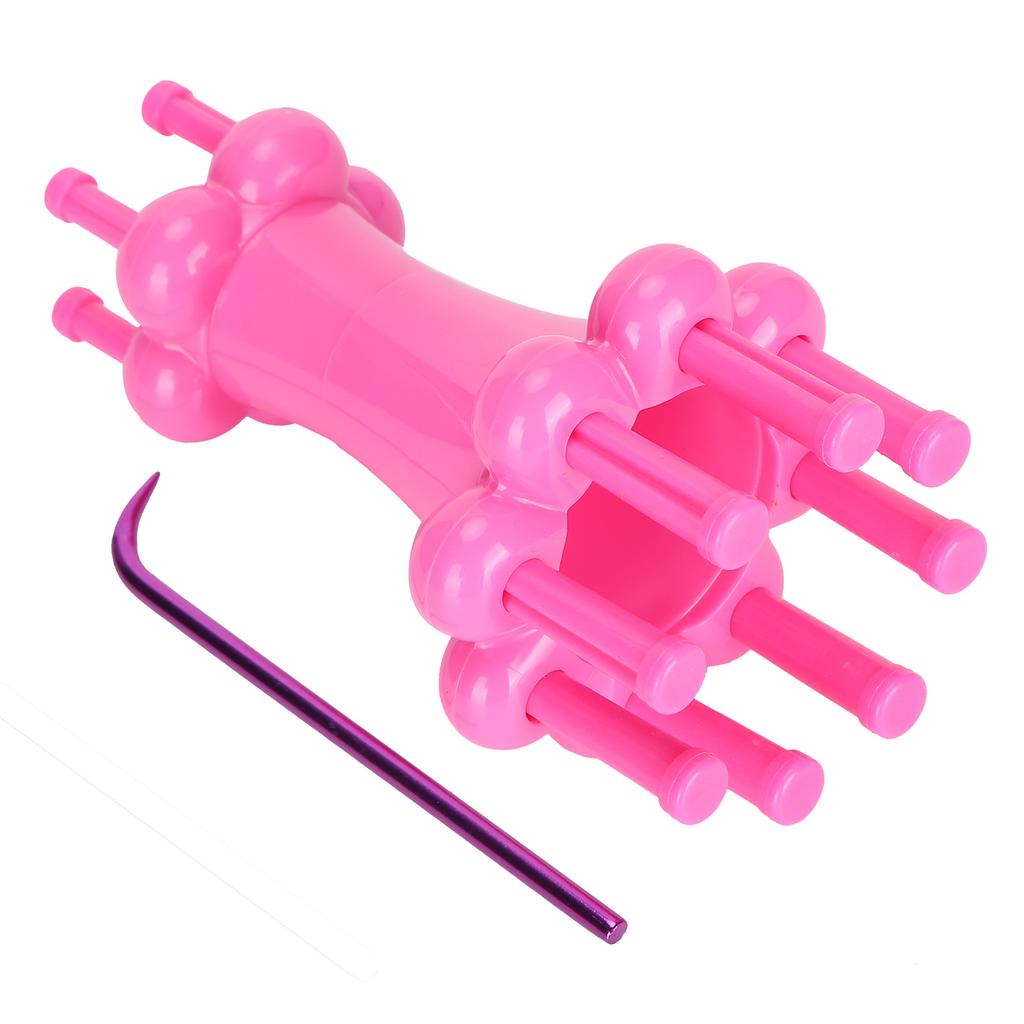 Strickspulen-Webstuhl-Set, 2-End-Garn, Wollstrickgerät, Wickelseilwickler, Hakenwerkzeug