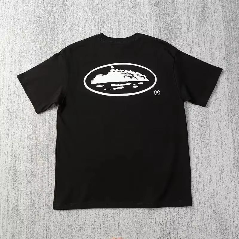 2026 Lato Nowa Mała Łódka Nadruk Krótki Rękaw T-shirt Luźny Okrągły Dekolt Oddychający Krótki Rękaw Codzienny Moda Marka