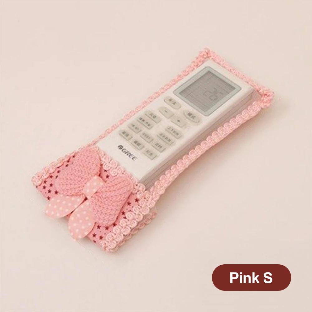 Durable Cute Bow Remote Control Dust Cover 1Pc Practical Case For TV Air Conditioning Home Storage