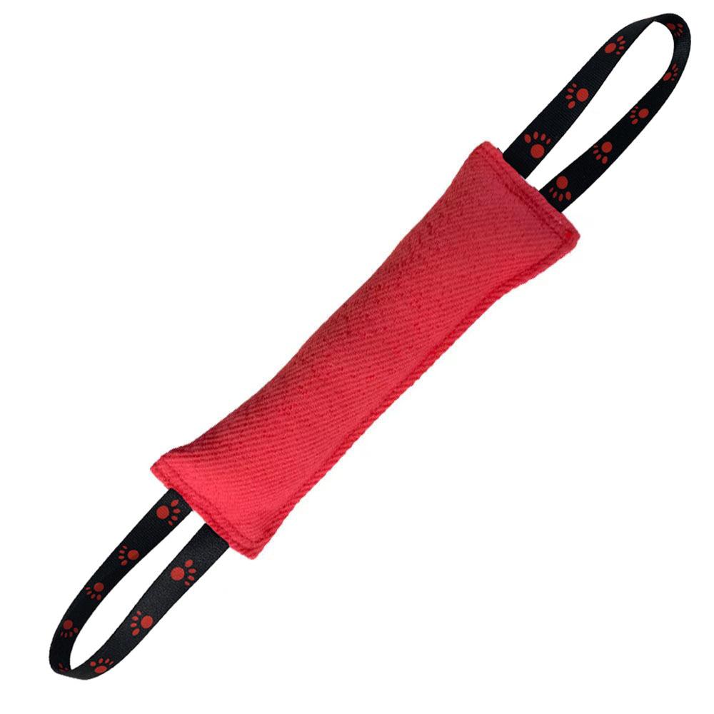 Tear Resistant Fabric Dog Bite Stick Interactive Tug of War Toy for Fetch Chewing Teething Pull Play