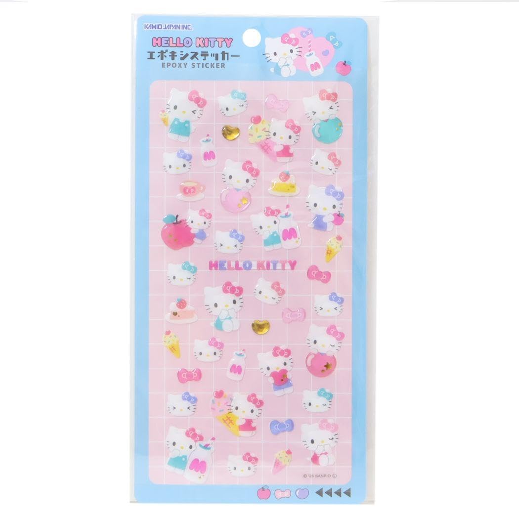 

Hello Kitty Epoxy Bottle Sanrio [Sticker Sheet] Sticker/Milk