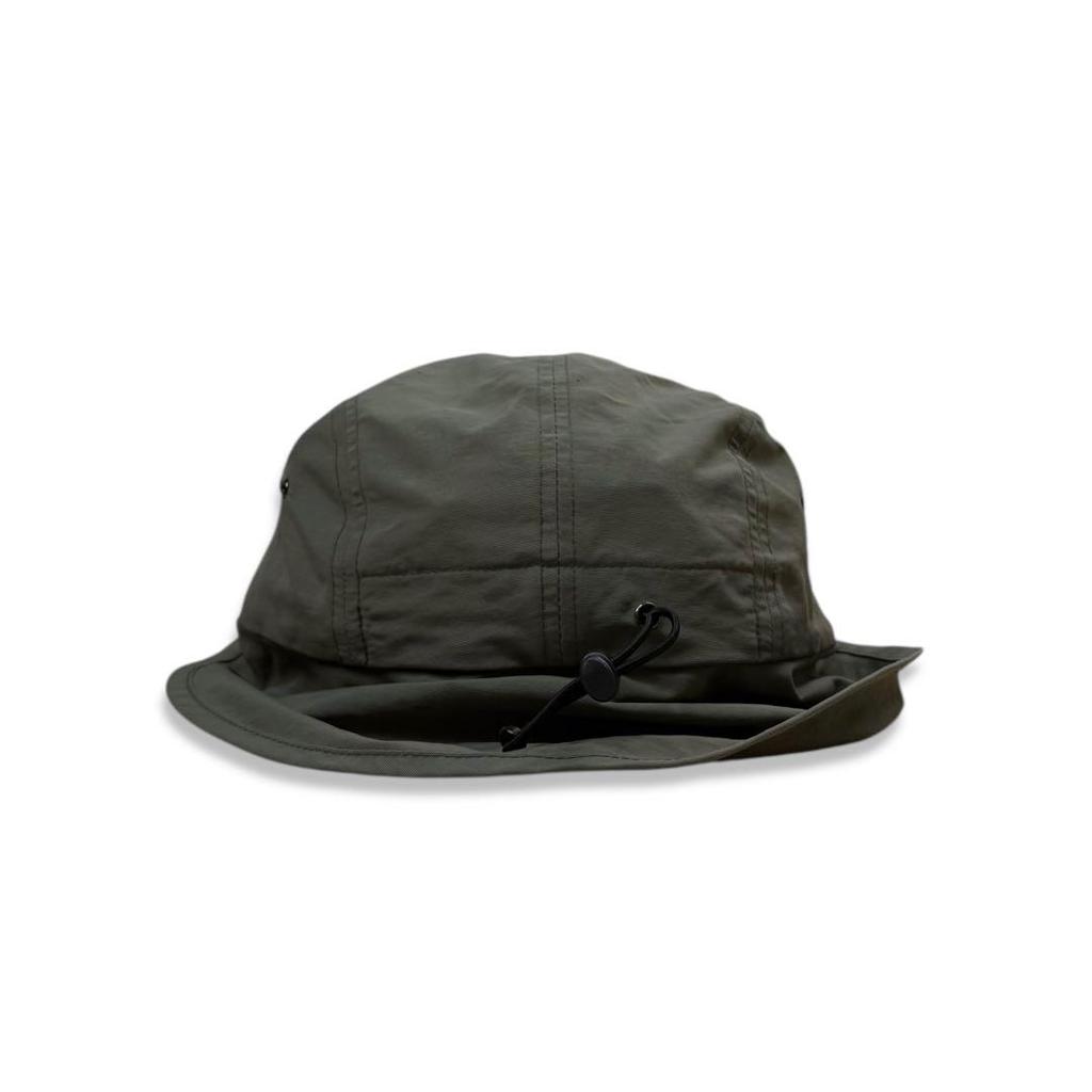 [USED] geek Nylon Sun Cap Khaki Long Bill Hat