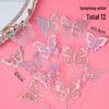 3D Fantasy Butterfly Birthday Cake Decoration Ornament