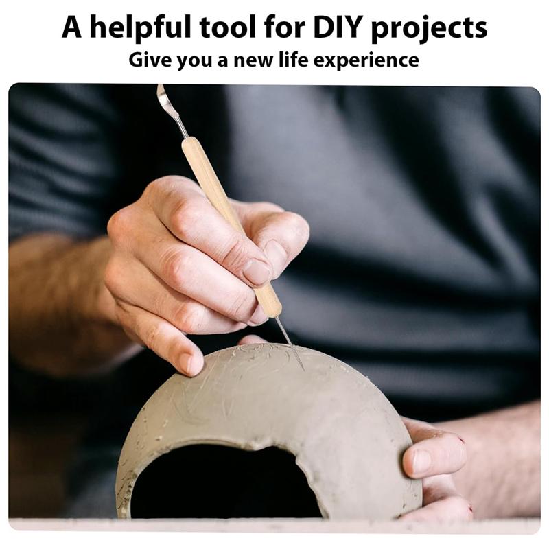 School Projects Pottery Sculpting Tools Set-57PCS For Clay Carving, Art Crafts