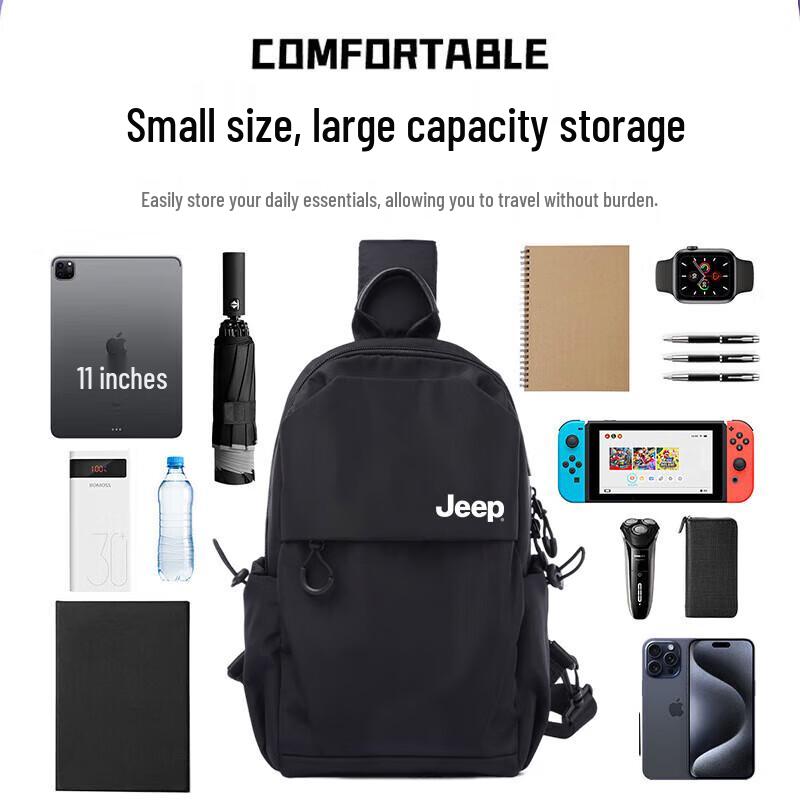 JEEP Men's Casual Crossbody Chest Bag