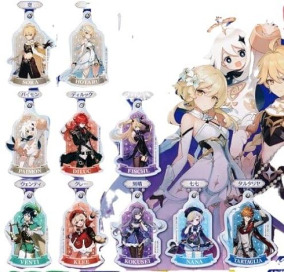

Genshin Impact Acrylic Charms Set of Gacha Capsule Toy [Complete 10]
