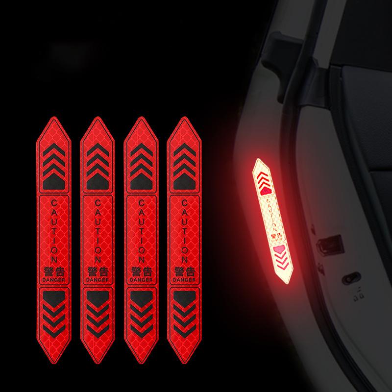 

Светоотражающие наклейки на двери автомобиля Ночная предупреждающая лента Наклейки на двери Декоративные наклейки Светоотражающая полоса для автомобиля Аксессуары для автомобиля