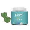 GEL Glow Sea Moss & Pearl Powder para Pele e Beleza 60 Unidades Géis Nutricionais & Mastigáveis - Azul/Lata