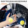 12Pcs Laundry Ball Set,Hollow Surface, Anti-tangle, Lint Removal, Nylon Hair, Cleaning Tool