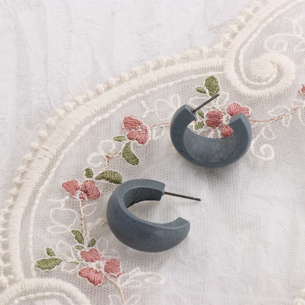 Moon Geometric Big Circle Fashion  Accessories Hoop Earrings Party Jewelry Dangle Earrings