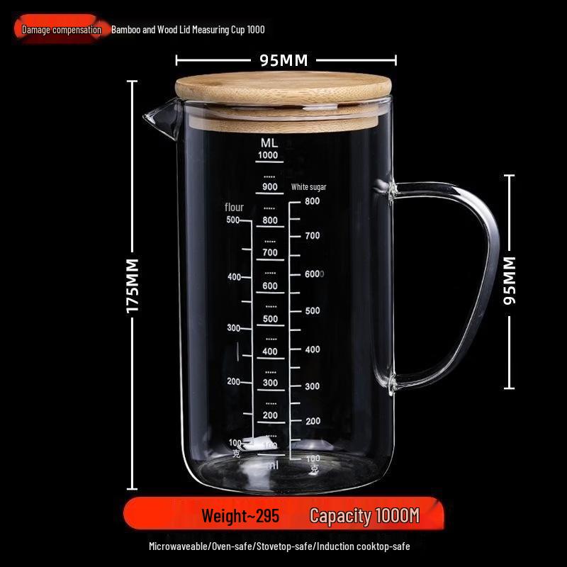 High Borosilicate Glass Measuring Cup Set