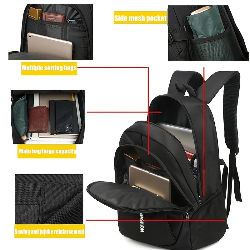 Herrenrucksäcke Oxford wasserdichter Rucksack Business Computertasche Lässiger Reiserucksack Oberstufenschüler Schultasche