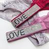 Rhinestone Lace Girl Thong Ultra-thin Hot Underpant See-through Ladies Thong Cotton File Women Briefs Sexy Panties