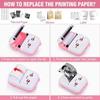 Portable Printer Bluetooth Connection Inkless Thermal Student Pocket Mini Label Printer School Office Supplies Stationery