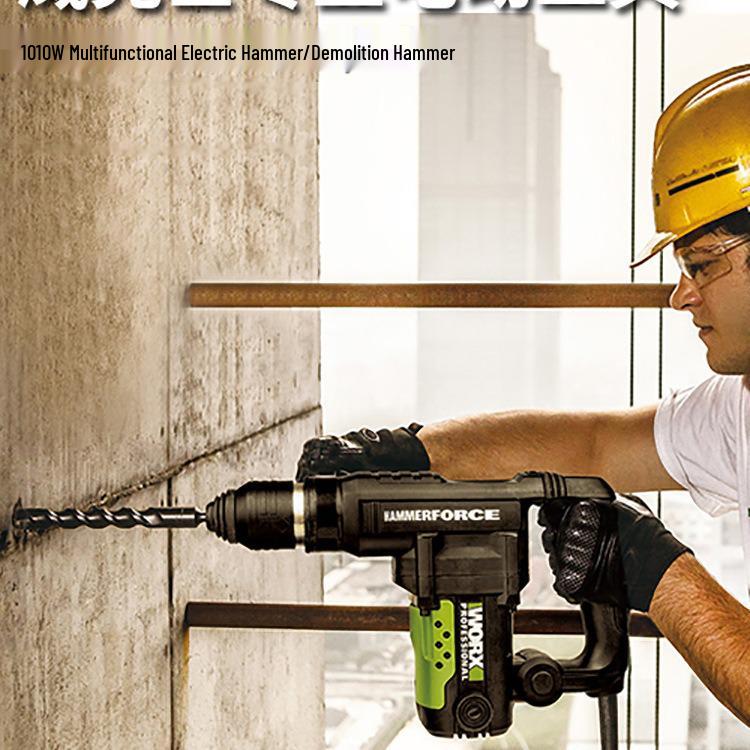 Wickes WU327 Industrial-Grade Hammer Drill with Clutch