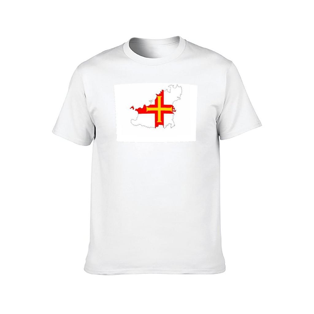 guernsey flag map TShirt cotton tshirt 100 t shirt custom print TShirt