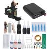 Complete Tattoo Machine Kit Professional Tattoo Kit with Coils Tattoo Machine 6 Ink Power Supply
