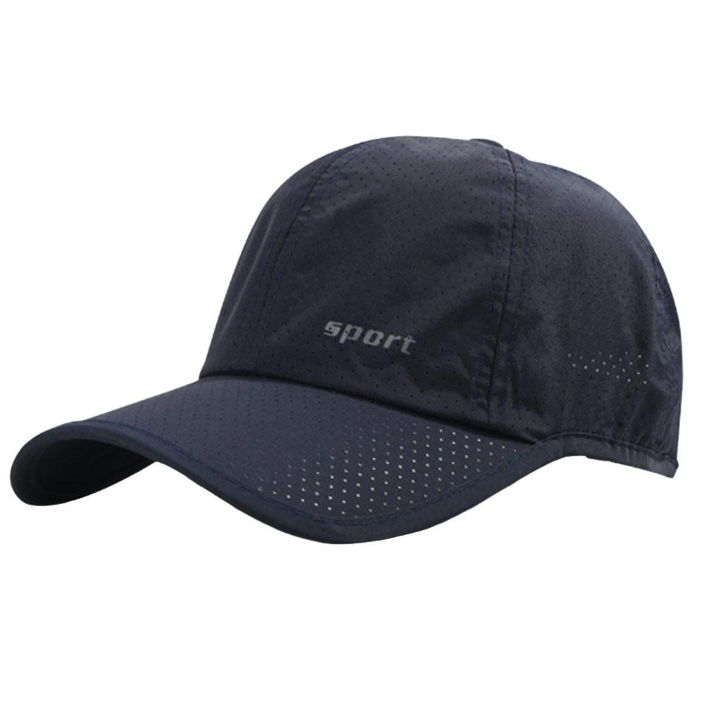 Breathable Sun Hat Adjustable Sunscreen Hat Casual Mesh Baseball Cap Summer