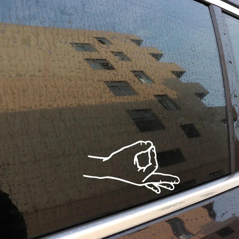 Motorcycle Personalized OK Gesture Body Stickers Styling Removable Waterproof Vinyl Decal Car Accessories