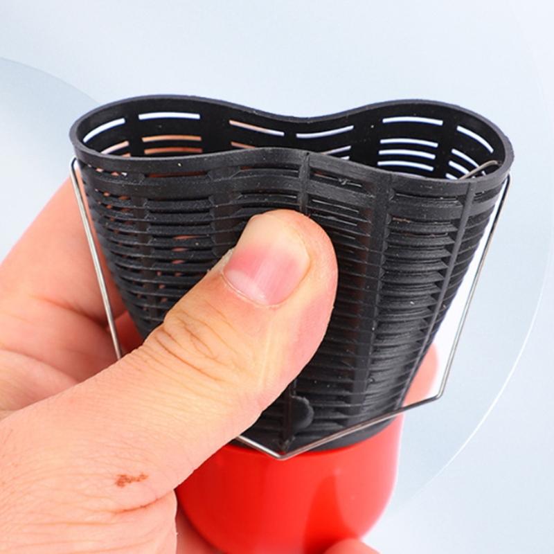 10Pcs Professional Lure Thrower Badminton Type Nesting Device Fishing Lure Basket Cage Fishing Tackle Accessories