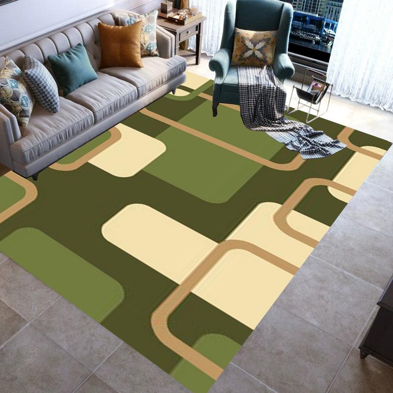 Geometric Modern Rugs Area Carpet Non-slip Floor Mat Door Family Bedroom Carpet Indoor Children's Play Throwing Yoga Mats