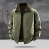 Men's Plus Velvet Double-Sided Lambswool Jacket - Large Size, Winter Warmth Coat