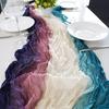 6Ft Cheesecloth Table Runner Bohemian Table Runner Farmhouse Table Runner for Wedding Holiday Birthday Bridal Shower Party