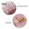 Professional Hair Styling Clips Pearlescent Claw Clip, Non-Slip Clip for Women, Elegant Strong Lightweight Jaw Hold Accessories Styling, Decorative