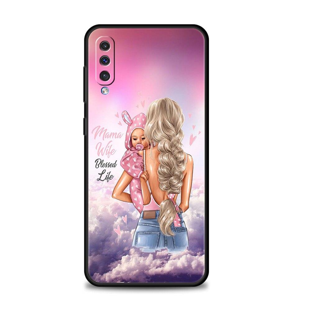 Bag Mobilephone Woman Fashion Girl Super Mom Baby For Samsung A40 A50 A20s Note 20 Ultra 10 A10s A30 A70 A20e A10 Phone Coque