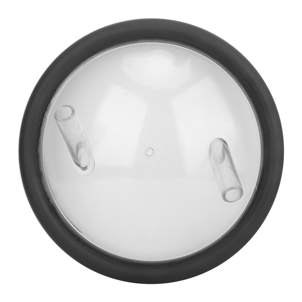 Plastic Transparent Milk Bucket Lid And Gasket For Milking Machine Two Open Lid
