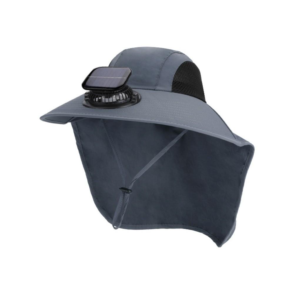 

Breathable Wide-Brimmed Hat Lightweight Outdoor UV-Protection Hat for 3.7V 300mAh Hiking