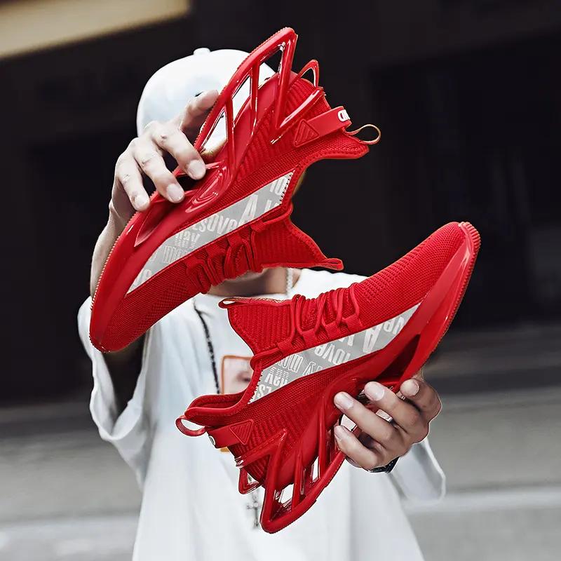 Mode Herren Blade Schuhe Atmungsaktives Mesh Freizeitsportschuhe Trendige Outdoor-Sneaker Laufschuhe