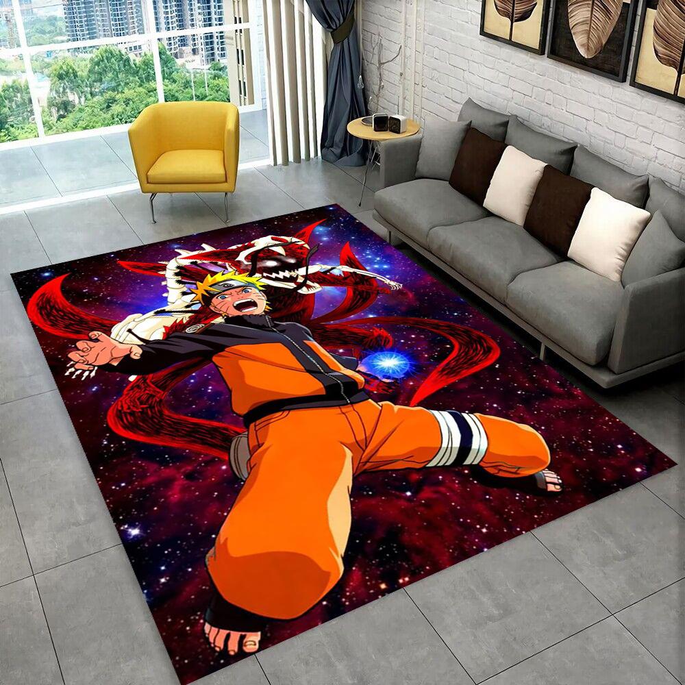 3D N-Naruto Cartoon Anime I-Itachi Teppich für Spielzimmer Schlafzimmer Wohnzimmer Sofa Heimdekoration, Kinder Teppich Rutschfeste Bodenmatte