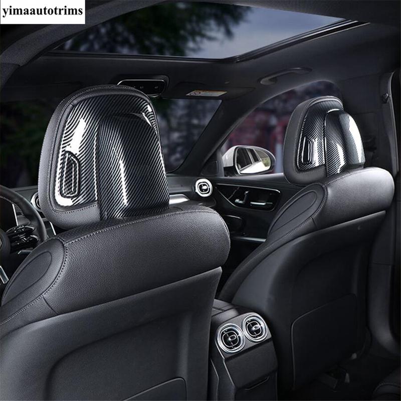 Car Steering Wheel Frame / Seat Head Pillow Adjust Button Panel Cover Trim Accessories For Benz C Class W206 Sedan - 2025