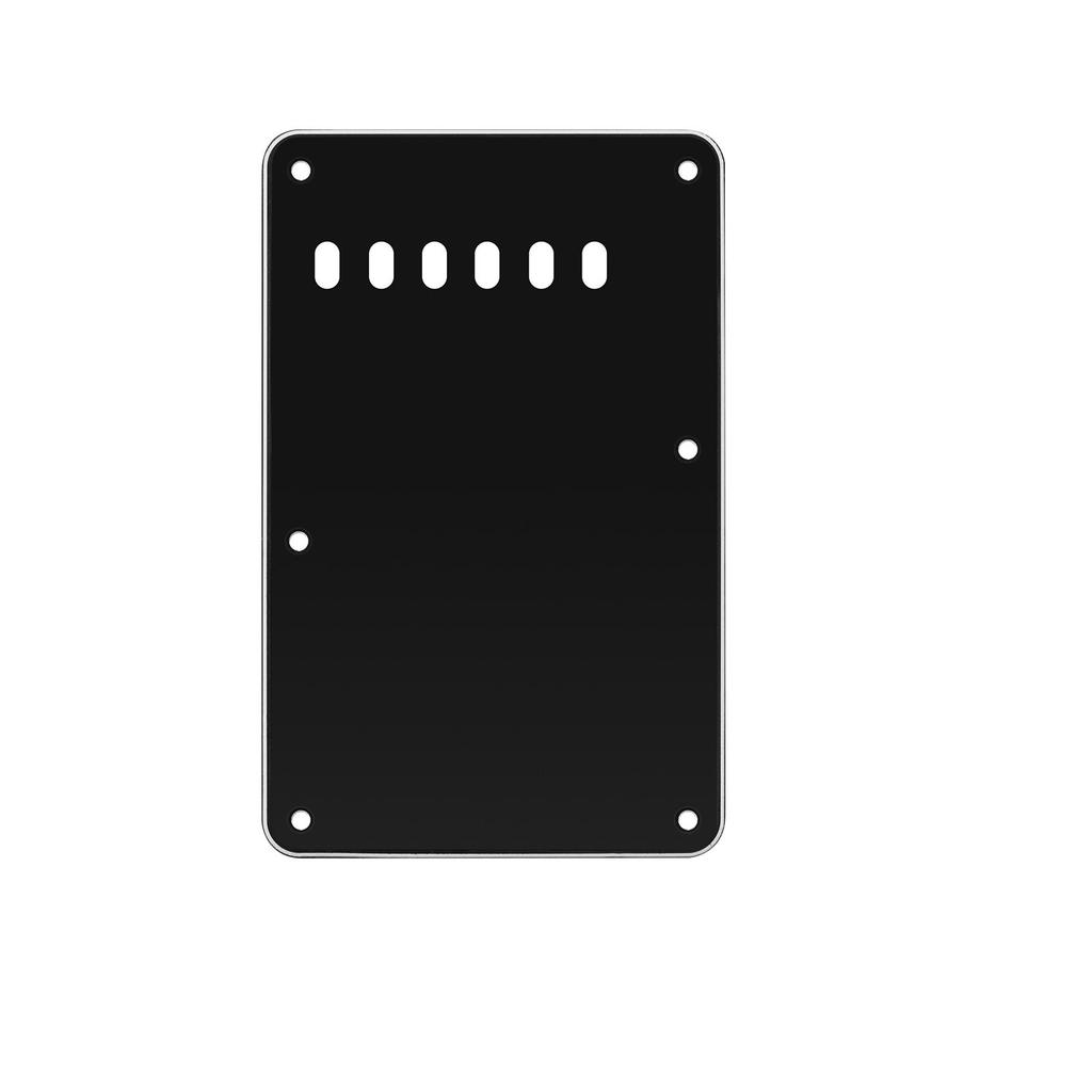 6 Holes 3 Ply Guitar Backplate Tremolo Back Cover Replacement for ST Electric Guitar