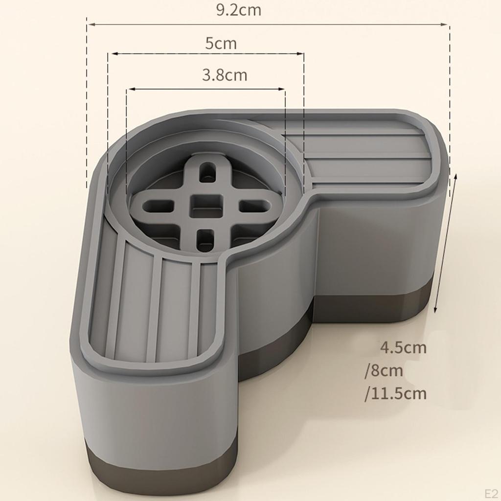 4 Stück Vibrationsdämpfer für Waschmaschinenschutz Mehrzweck-Stützfußpolster