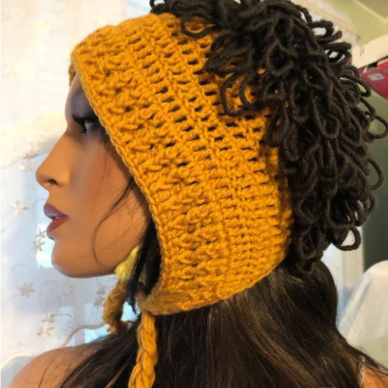 

Новая связанная вручную шапка рыбака с кружевом в полоску льда, такого же цвета, как у Луффи, для взрослых adult 57-59cm