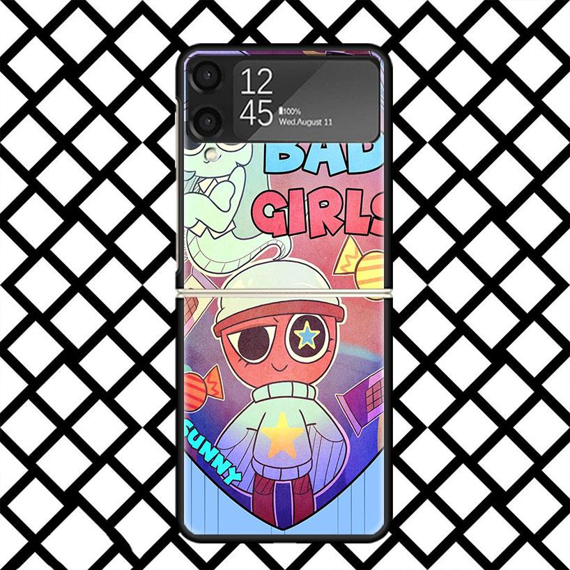 Game Dandys World Phone Case For Samsung Z Flip 7 6 5 4 3 Galaxy ZFLIP7 ZFlip6 5G Flip5 Flip4 Flip3 5g Black Hard Cover