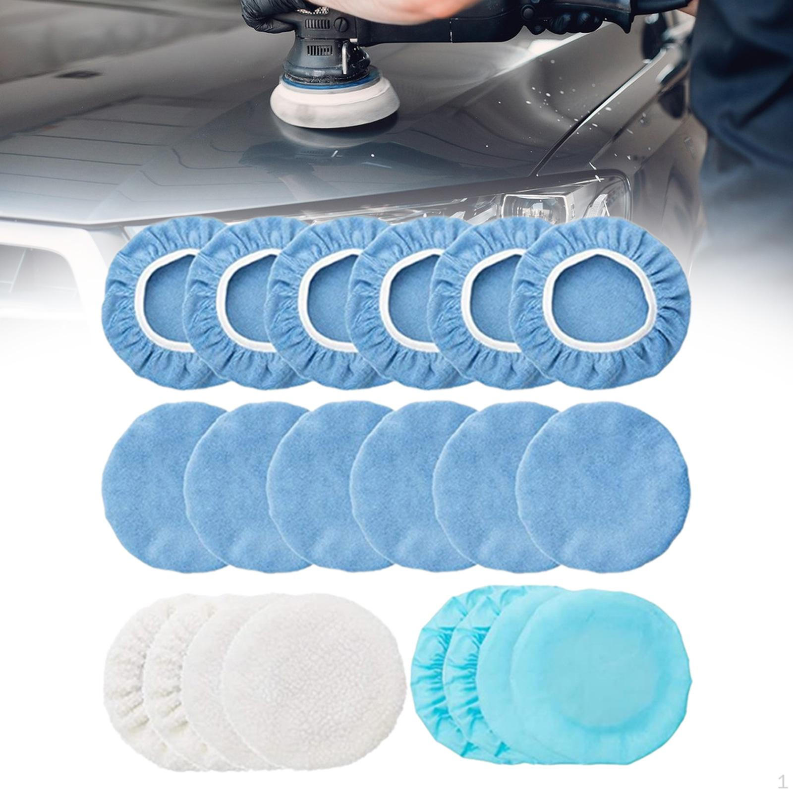 

20 шт. Автомобильный орбитальный полировальный круг, губка для полировки, микрофибровые аппликаторы для воска 5 to 6 inch