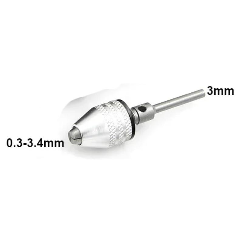 Elektrischer Fräsbohrfutter 0,3-8,0mm Schnellwechsel Kleines Futter Sechskantgriff Dreibacken Drehbohrfutter Schnellwechsel Bohrer