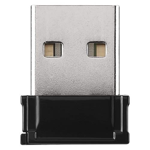BUFFALO Kabelloses 2,4 GHz Vollständige Tastatur Leise Maus Set Schwarz BSKBW120SBK