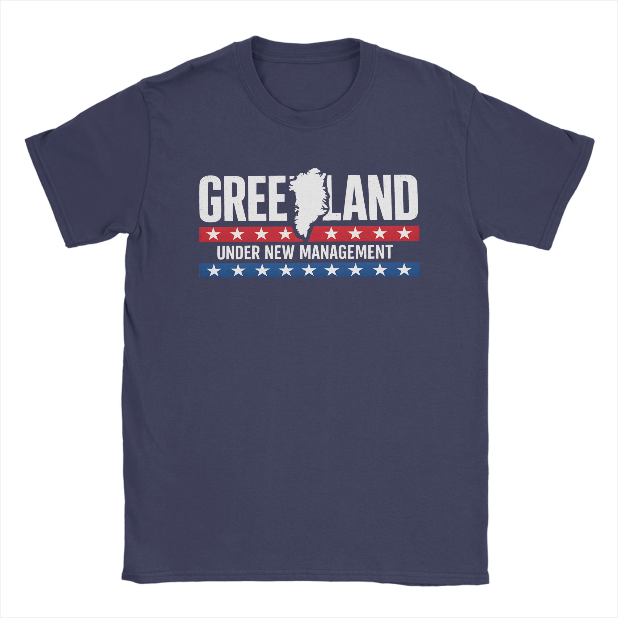 

Greenland Under New Management TShirt for Men Novelty 100 Cotton Tees O Neck Short Sleeve T Shirt Birthday Present Clothing 4XL