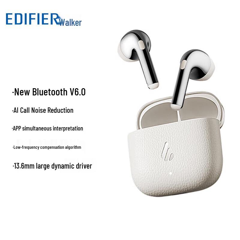 Edifier Lolli Air True Wireless Semi-In-Ear Earbuds with AI Translate and Spatial Audio