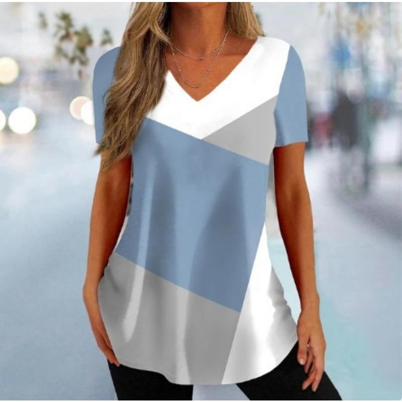 Summer T-shirt Hip Hop Digital 3D Printed Women's Street Short Sleeved Sports T-shirts Top