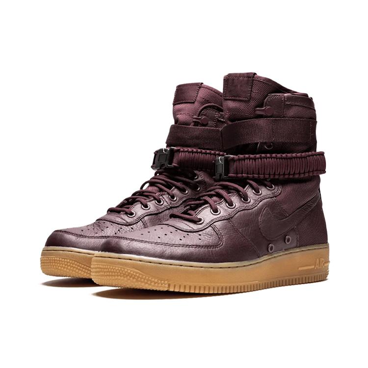 New Nike Sf Air Force 1 High Deep Burgundy 864024-600