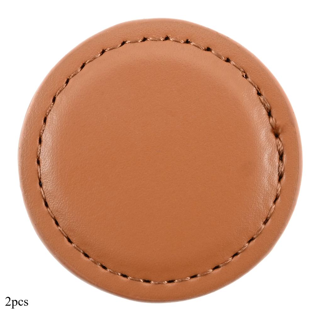 Golf Ball Marker Flat Magnetic Position Marker For Golf Ball Artificial Leather For Golf Course Competition Golfers Gifts 4x4cm