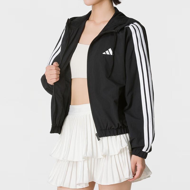 adidas Women's Spring/Autumn Hooded Woven Sports Jacket
