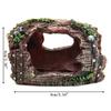 Decoration for an aquarium in the form of an old barrel, shelter for fish, safe aquarium decor, imitation of a wooden barrel for the design of an u