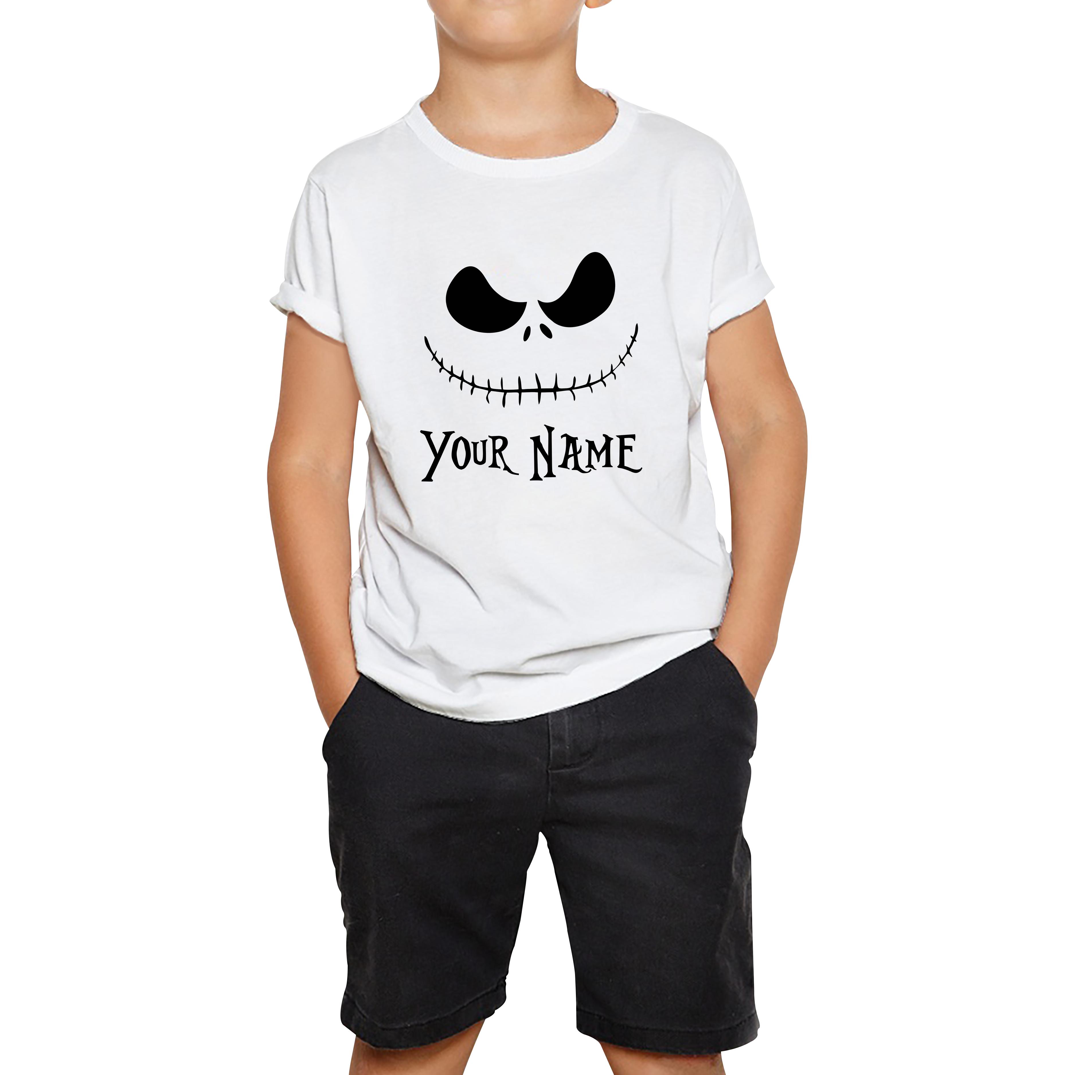 Personalised Nightmare Before Christmas Kids T Shirt With Any Name 130